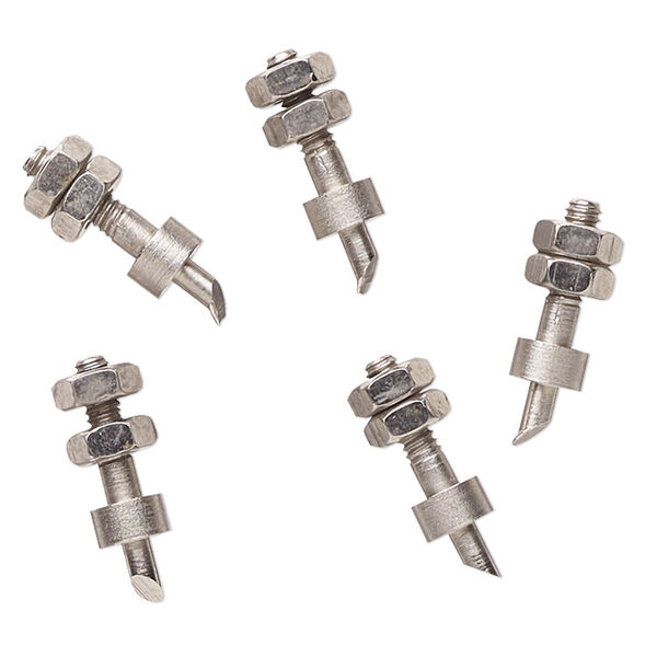 Replacement pin, carbon steel, 12x4mm with 1.5mm round punch. Sold per pkg of 5. image number 0