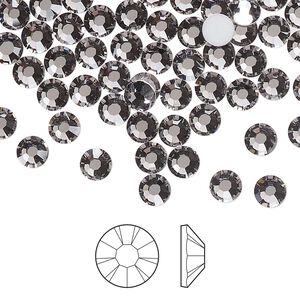 Flat back 1pkg144, lilac ash foil back Preciosa MAXIMA Czech crystal rhinestone 4.6-4.8mm chaton rose round SS20