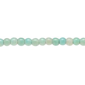 Magnesite 1pkg1, round bead 15.5-16 inch 4-5mm