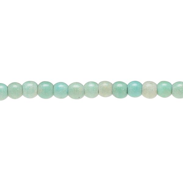 Magnesite 1pkg1, round bead 15.5-16 inch 4-5mm image number 0