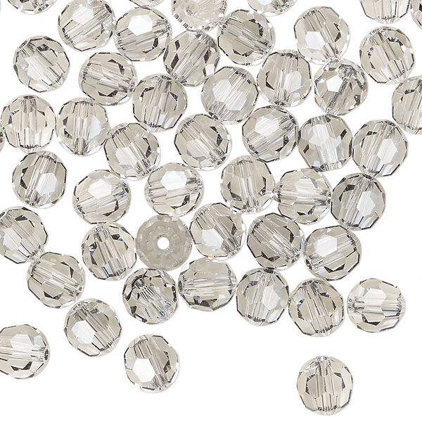 Bead 1pkg360 crystal urban grey, Swarovski&reg;, 6mm round 5000 image number 0
