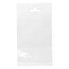 Bag, Clean-Vu®, plastic, clear, 3x3 inches with hole. Sold per pkg of 1,000. image number 1