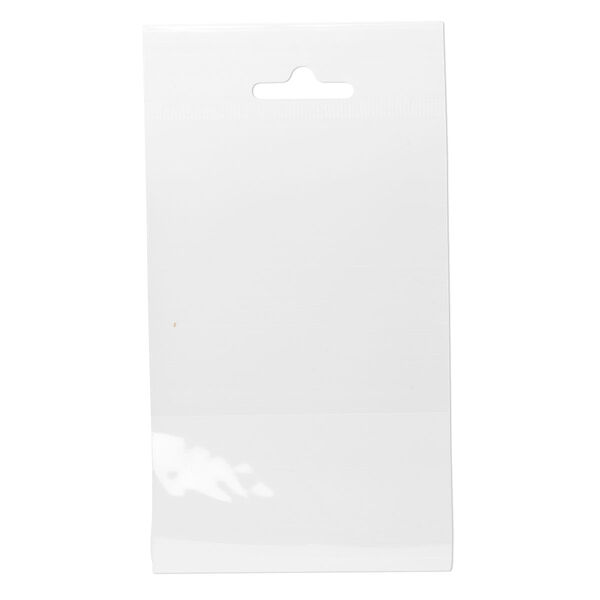 Bag, Clean-Vu®, plastic, clear, 3x3 inches with hole. Sold per pkg of 1,000. image number 1