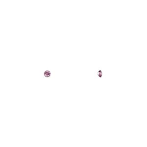 Rhodolite garnet 1pkg8, hand-cut faceted round gem natural 2mm