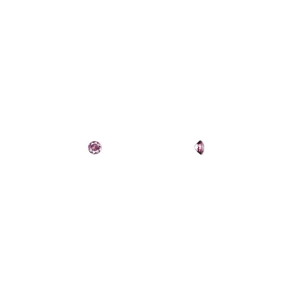Rhodolite garnet 1pkg8, hand-cut faceted round gem natural 2mm image number 0