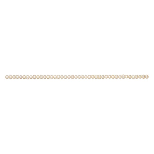 Freshwater pearl 1pkg1, semi-round, 14 inch apricot 5-6mm cultured image number 1
