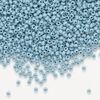 Seed bead, Preciosa Ornela Czech glass, 1pkg50g, 2.0-2.2mm rocaille, opaque matte terra dyed ocean mist chalkwhite (06432) image number 0