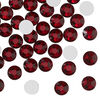 Flat back 1pkg288 vivid Siam foil back, Preciosa MAXIMA Czech crystal rhinestone, 6.3-6.5mm chaton rose round SS30 image number 0
