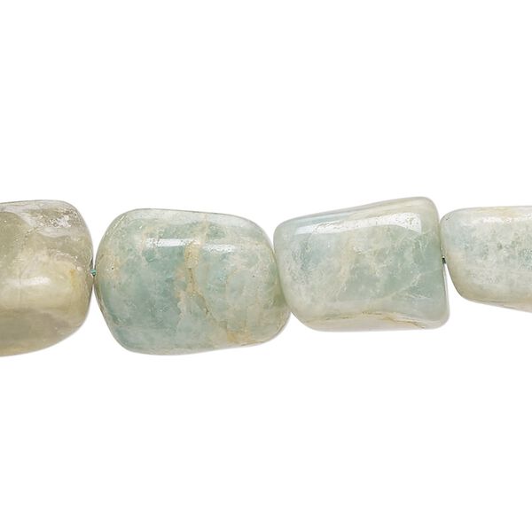 Multi-beryl 1pkg1, hand-cut nugget bead 14 inch small image number 0