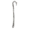 Bookmark, antiqued pewter (tin-based alloy), 5-1/2 inches with double-sided cat design and loop. Sold individually. image number 0