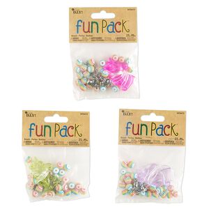 Bead / focal / charm mix, silver-finished "pewter" (zinc-based alloy) and acrylic, mixed colors, 9mm-42x32mm mixed shapes. Sold per 27-gram pkg.