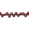 Freshwater pearl 1pkg1, top-drilled rice, 15 inch copper rose 5x4mm-6x4mm cultured image number 0