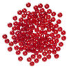 Bead, Czech pressed glass 1pkg150, transparent ruby red, 6x2.5mm rondelle. image number 1