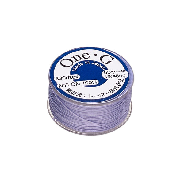 Thread, One-G™, nylon, pkg/50 yards, light lavender, size 0. image number 0