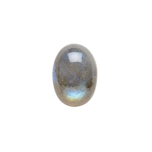 Labradorite 1pkg1, hand-cut calibrated oval cab natural 18x13mm