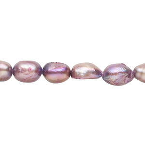 Freshwater pearl 1pkg1, mixed shape, 15 inch multicolored 6-7mm cultured
