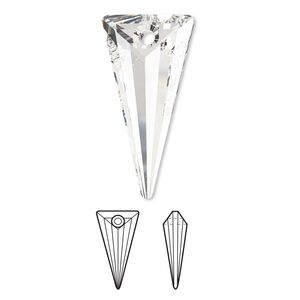 Focal 1pk crystal, Crystal Passions® 39x20mm pendant spike 6480
