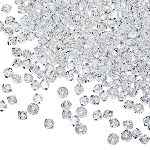 Bead 48pk crystal lagoon, Preciosa Czech crystal 3mm bicone image number 0