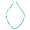 Bead 1pk Kingman turquoise, stabilized, B grade 4.5-6.5mm graduated hand-cut round 15.5-16 inch image number 0