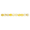 Mother-of-pearl shell 1pkg1, flat oval bead 15 inch golden yellow 23x19mm-24x19mm image number 1
