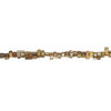 Mother-of-pearl shell 1pkg1, triangle tube bead 15 inch golden brown 8x4mm-10x6mm image number 1