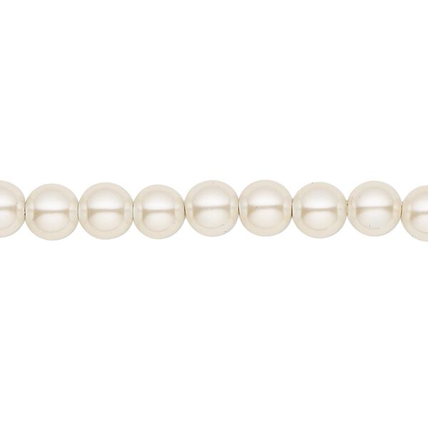 Hemalyke™ 1pkg1, pearlescent round bead 15.5-16 inch 6mm image number 0