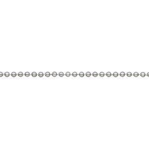 Chain 1pkg1 ball, 1.5mm, stainless steel 50 foot unfinished
