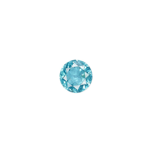 Gem, apatite (natural), 8mm calibrated hand-cut faceted round, B+ grade, Mohs hardness 5. Sold individually. image number 0