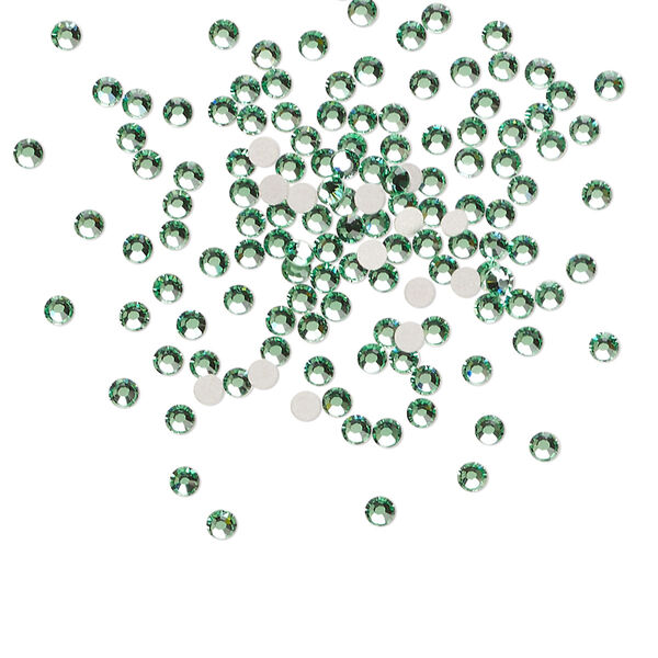 Flat back 144pk Caribbean Sea foil back, Preciosa MAXIMA Czech crystal rhinestone 1.9-2.0mm round SS6 image number 0