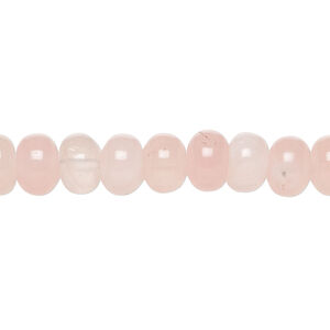 Rose quartz 1pkg1, rondelle bead natural, 15 inch 8x5mm-8x6mm