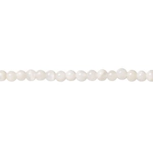 Rainbow moonstone 1pkg1, hand-cut round bead natural, 14 inch 2-3mm