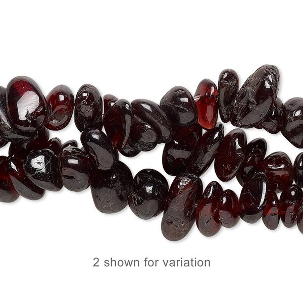 Garnet 1pkg3, chip bead natural D grade, 15 inch small image number 0