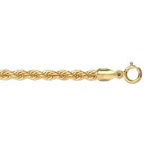 Chain 1pkg1 14Kt gold-filled French rope, 2.75mm / springring clasp, 24 inch