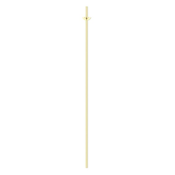 Head pin, 14Kt gold-filled, 24 gauge, 2 inches with cup and peg. Sold per pkg of 4. image number 0