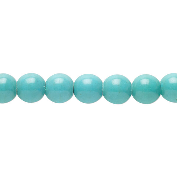 Magnesite 1pkg1, round bead 15 inch 7-8mm image number 0