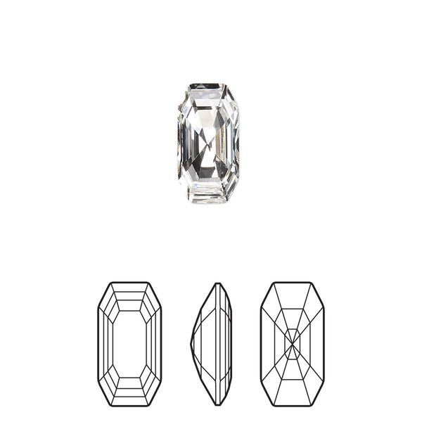 Fancy stone 6pk crystal foil back, Crystal Passions® 12x6mm elongated imperial 4595 image number 0