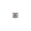 Bead, pewter (tin-based alloy), pkg/1, antiqued, 8x6mm tube with wire design. image number 0