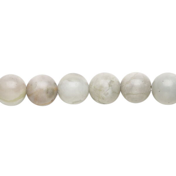 Bead, Picasso "jasper" (onyx marble) (natural), 8mm round, B grade, Mohs hardness 3. Sold per 15-1/2" to 16" strand. image number 0