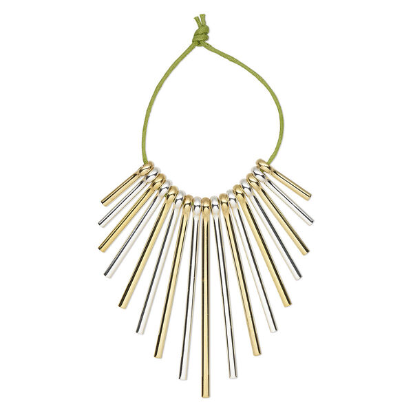 Focal, gold- and silver-plated brass, 20-59mm graduated fan. Sold per 17-piece set. image number 0