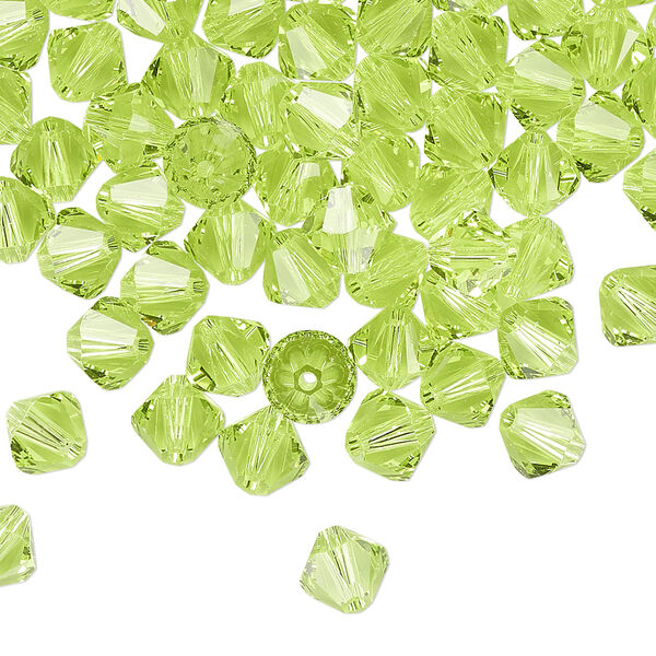 Bead 144pk citrus green, Crystal Passions® 6mm bicone 5328 image number 0