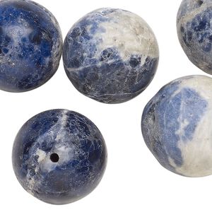 Sodalite 1pkg5, round bead natural mix 21-24mm