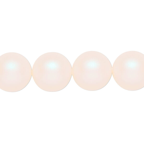 Pearl 10pk pearlescent white, Crystal Passions® 12mm round 5810 image number 0