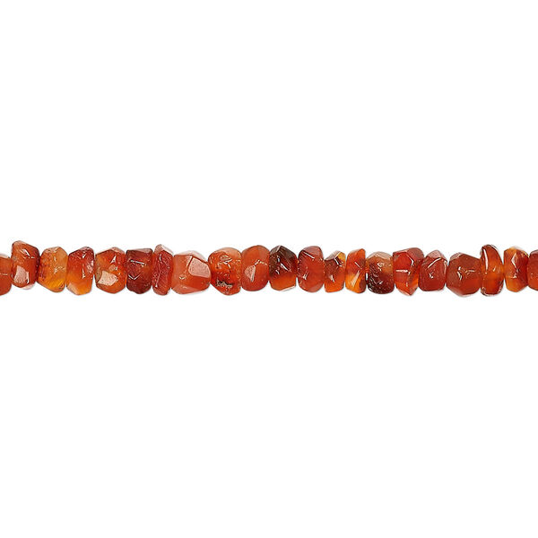 Bead, carnelian (dyed / heated), medium to dark, 4x2mm-5x3mm hand-cut faceted rondelle, C grade, Mohs hardness 6-1/2 to 7. Sold per 13-inch strand. image number 0