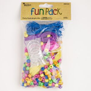 Cord and finding mix, steel and acrylic, pkg/1, mixed shapes and sizes, silver finish and mixed bright colors.