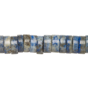 Lapis lazuli 1pkg1, heishi bead natural, 15 inch 9x2mm-9x5mm