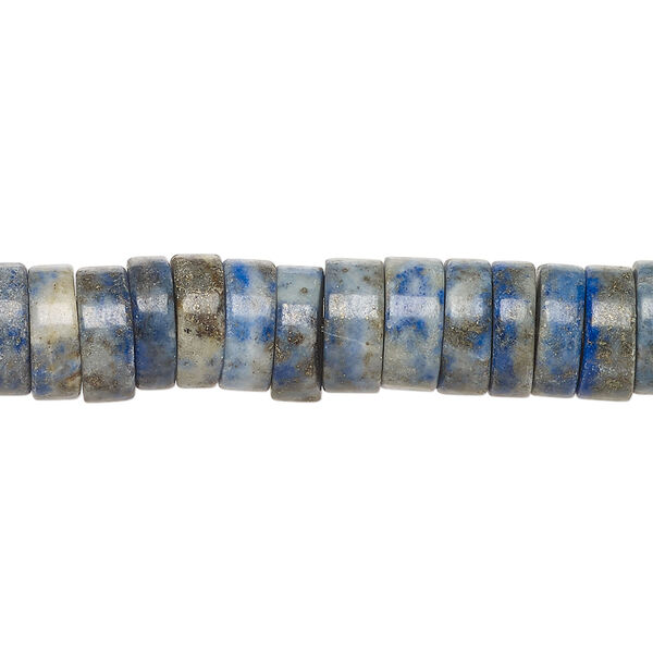 Lapis lazuli 1pkg1, heishi bead natural, 15 inch 9x2mm-9x5mm image number 0
