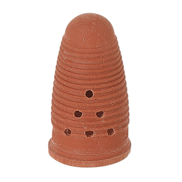 Finger guard, rubber, brick red, size 11-1/2, 1-1/2 x 5/8-inches. Sold individually. image number 0