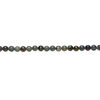 Russian serpentine 1pkg1, round bead, 15 inch blue 7-8mm image number 1