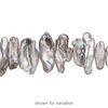 Pearl mix 1pkg5 freshwater, 4x3mm-30x21mm mixed shape, 15 inch cultured mixed colors image number 4