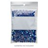 Bag, Tite-Lip™, plastic, clear and white, 3x4-inch top zip with block and hole. Sold per pkg of 1,000. image number 0